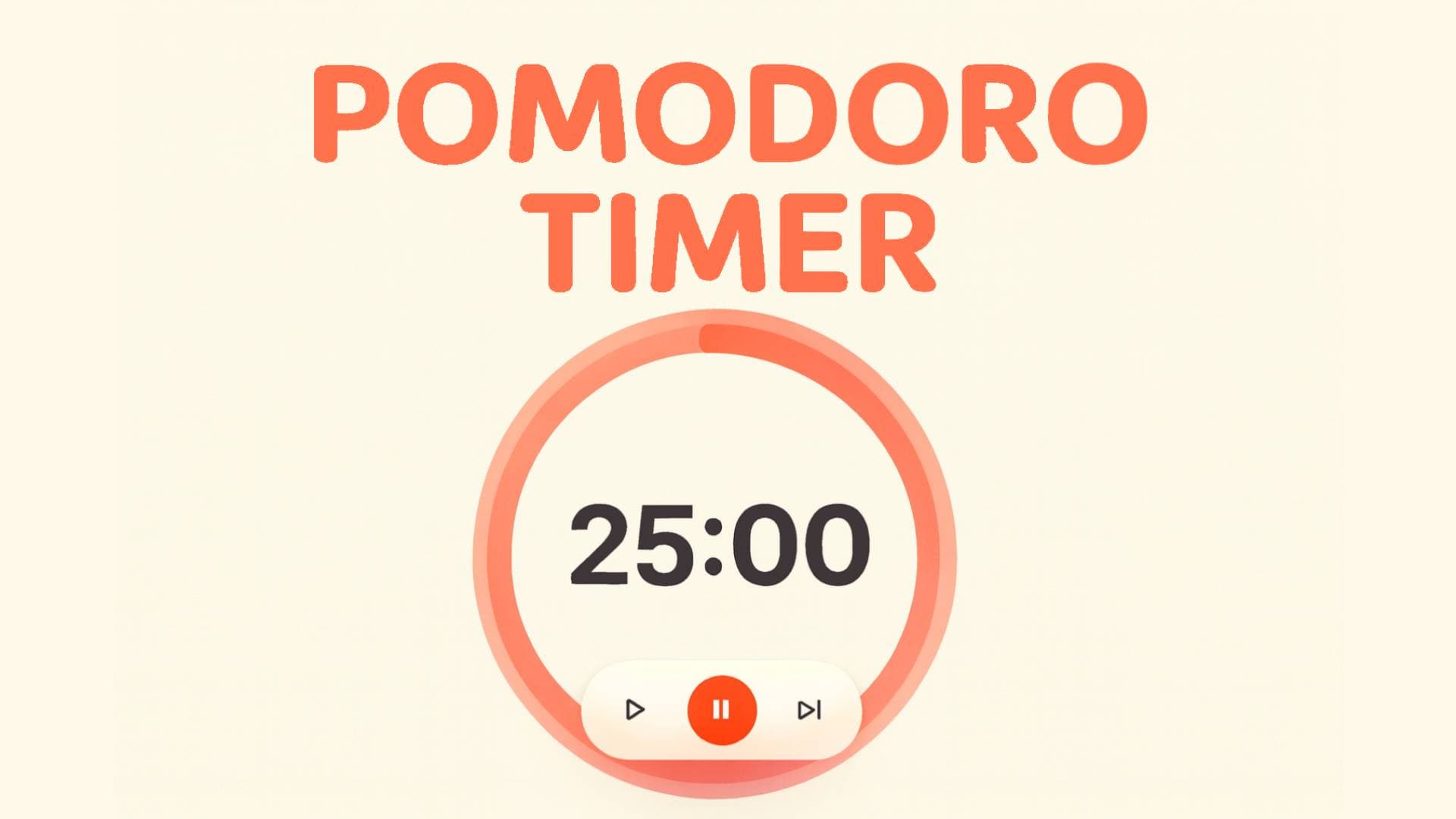 Pomodoro Timer - for students & teachers